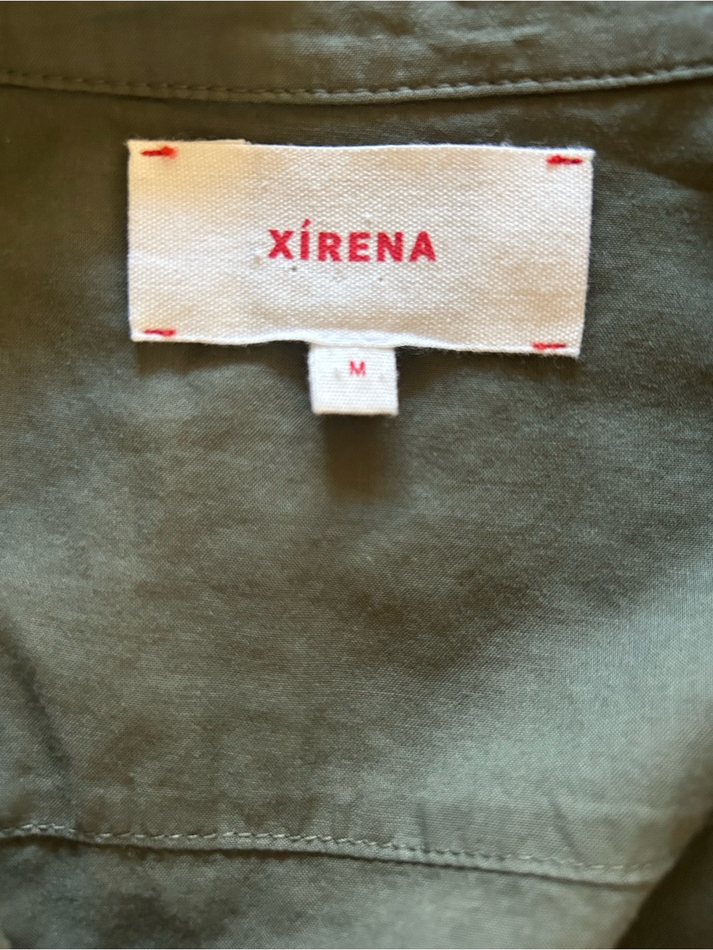 XiRENA Olive Green Channing Blouse - M - Picture 4 of 8